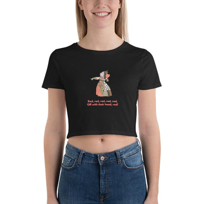 Alice in Wonderland - Off With Their Head - Women’s Crop Tee - Whippie's