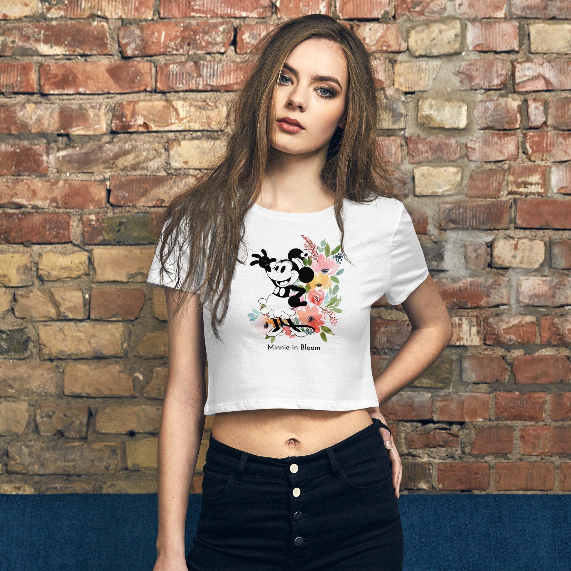 Steamboat Willie - Bloom - Women’s Crop T-shirt - Whippie's