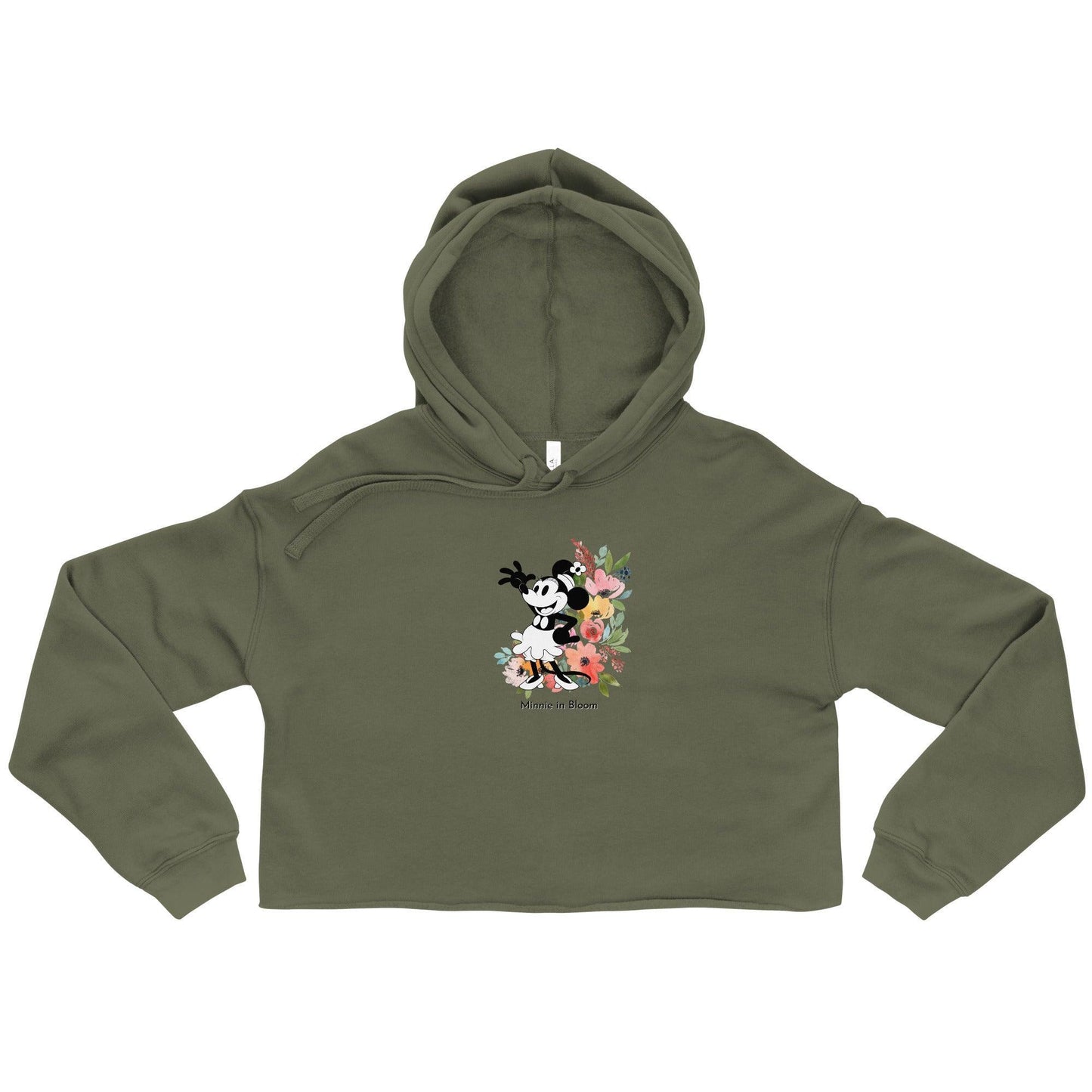 Steamboat Willie - Bloom - Crop Hoodie - Whippie's