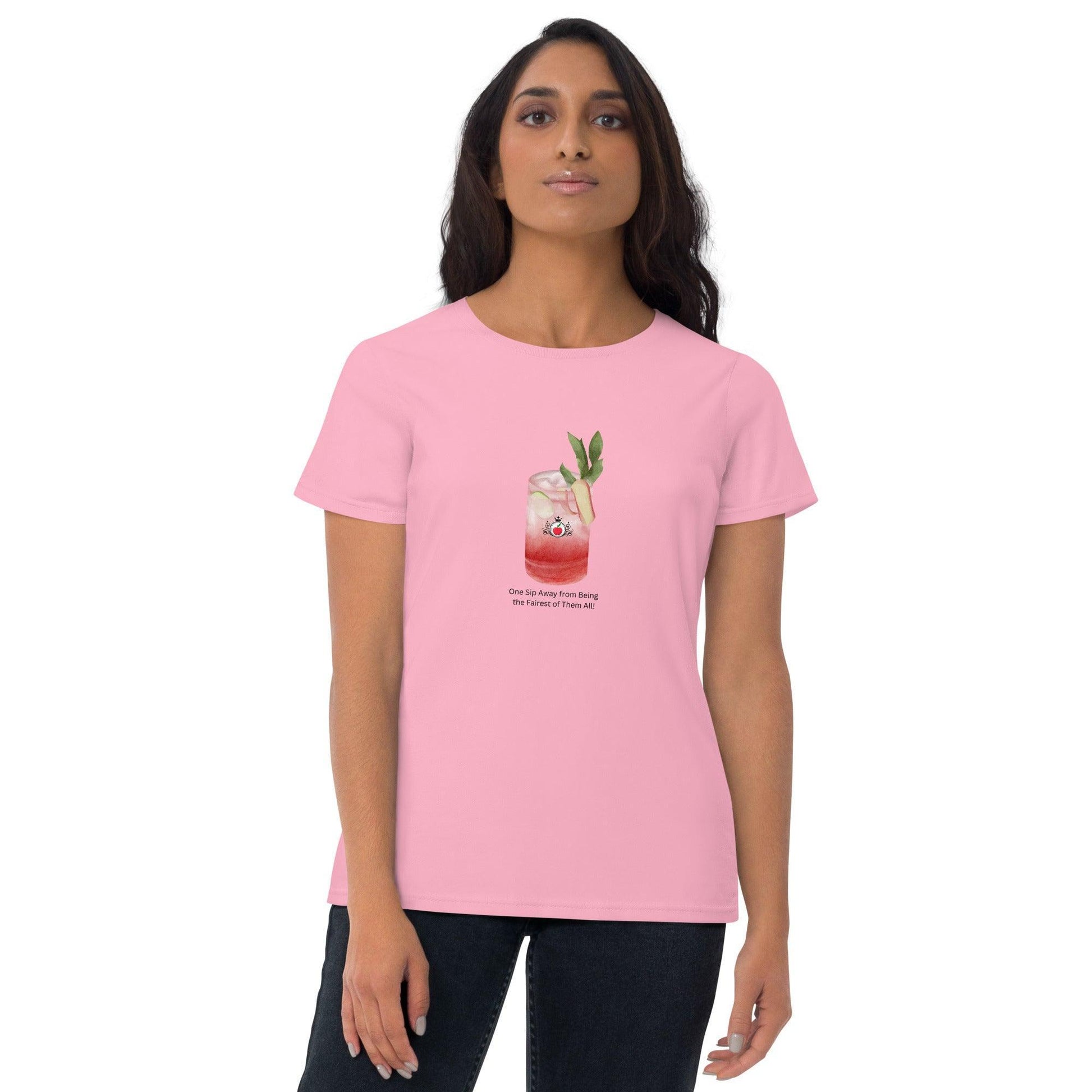 One Sip from Being the Fairest of Them All! Women's short sleeve t-shirt - Whippie's