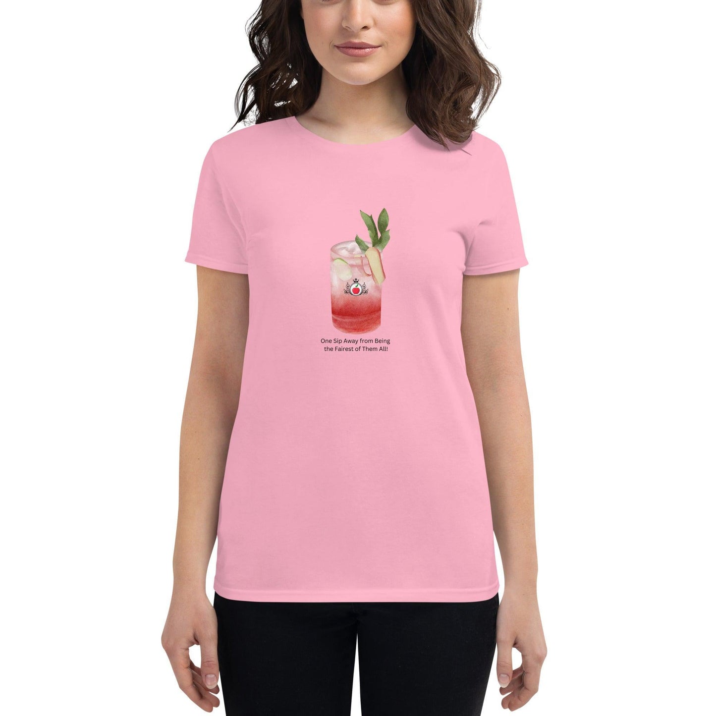 One Sip from Being the Fairest of Them All! Women's short sleeve t-shirt - Whippie's