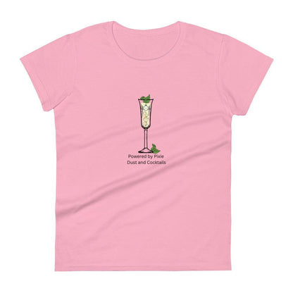 Tinkerbell, Powered by Pixie Dust and Cocktails - Women's short sleeve t-shirt - Whippie's