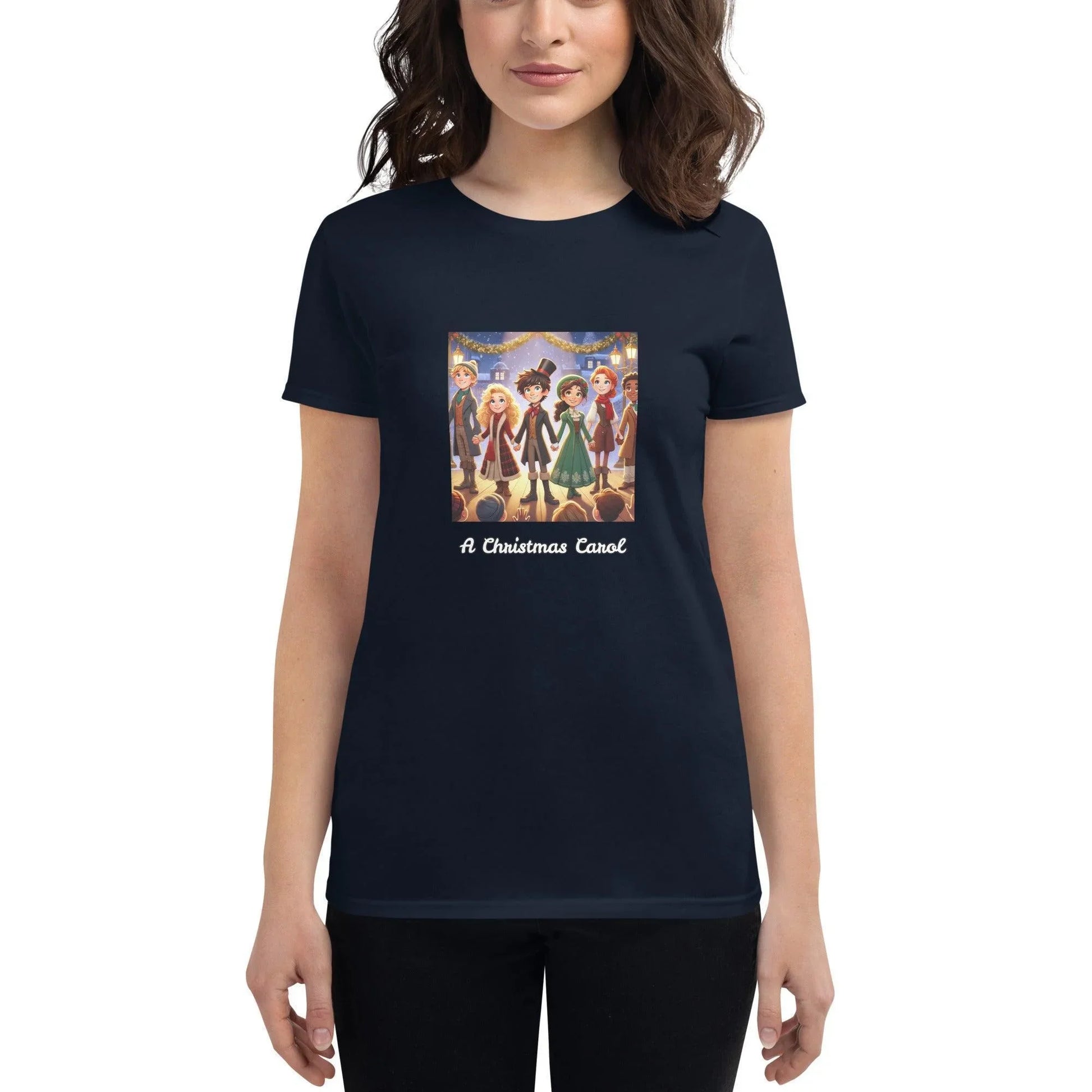 Christmas Carol Curtain Call - Women's short sleeve t-shirt - Whippie's