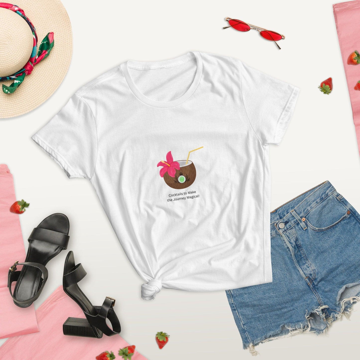 Cocktails to Make the Journey Magical! - Women's short sleeve t-shirt - Whippie's