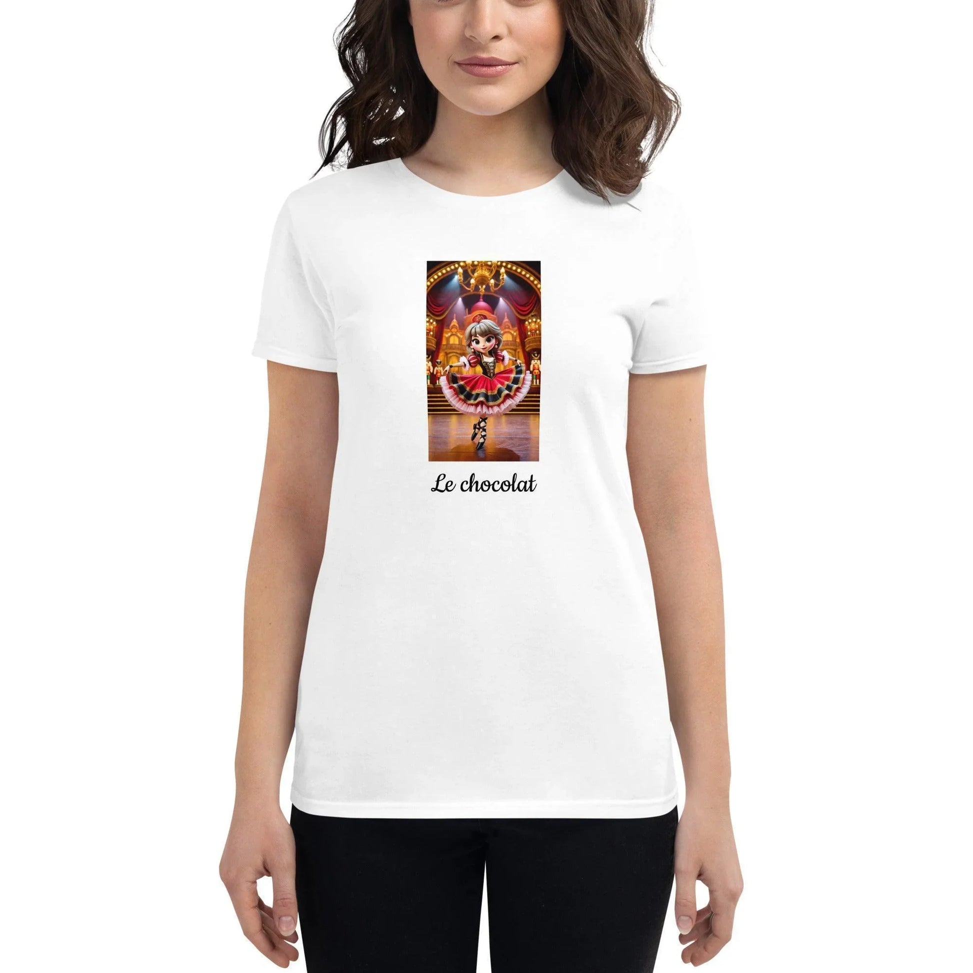 Le chocolat - Brunette Dancer - Women's T-shirt - Whippie's
