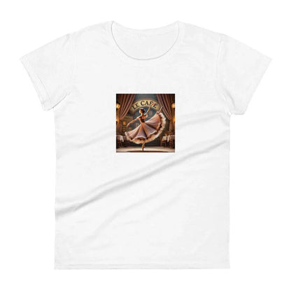 Ballerina at Le Cafe - Women's T-shirt - Whippie's