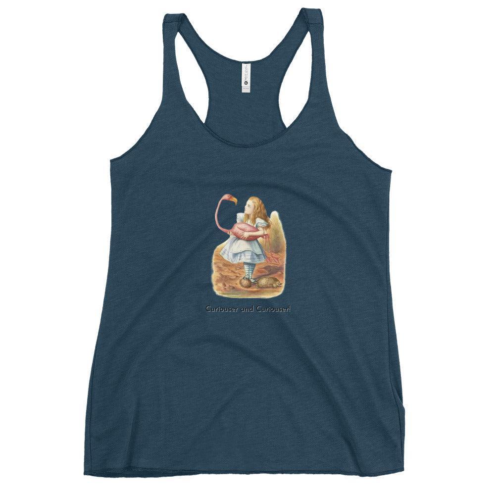Alice in Wonderland - Flamingo - Women's Racerback Tank - Whippie's