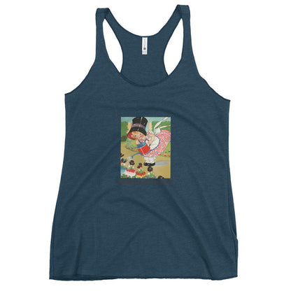 Nursery Rhyme - Mary Mary Quite Contrary "How Does Your Garden Grow" - Women's Racerback Tank - Whippie's