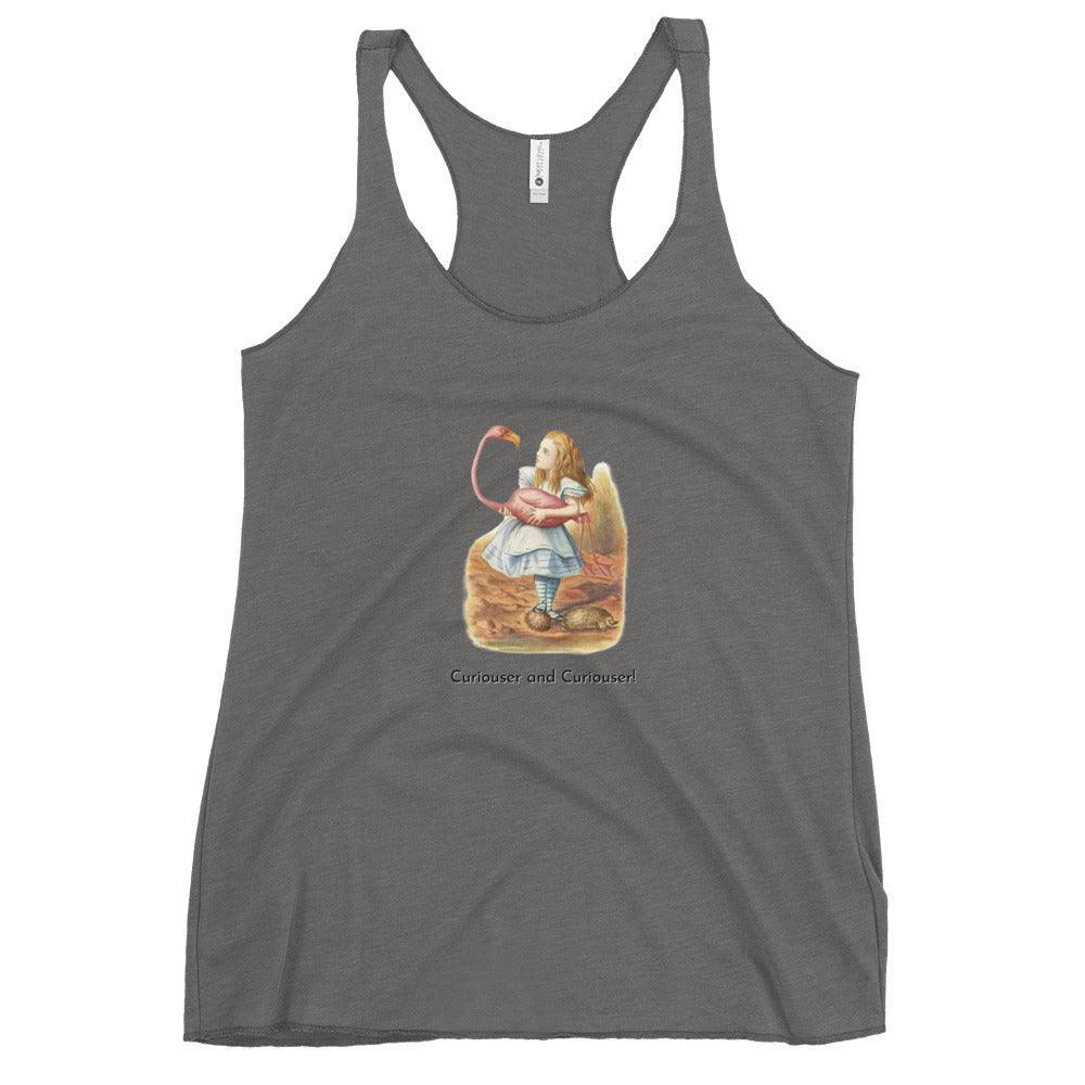 Alice in Wonderland - Flamingo - Women's Racerback Tank - Whippie's