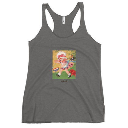 Nursery Rhyme - Little Miss Muffet "Shook" - Women's Racerback Tank - Whippie's