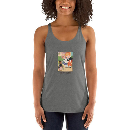 Nursery Rhyme - Pussy Cat "BRB, OOO, IDK, IDC" - Women's Racerback Tank - Whippie's