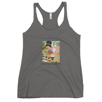 Nursery Rhyme - Mary Mary Quite Contrary "How Does Your Garden Grow" - Women's Racerback Tank - Whippie's