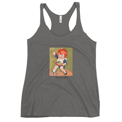 Nursery Rhyme - Little Jack Horner "Treat Yourself" - Women's Racerback Tank - Whippie's