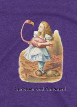 Alice in Wonderland - Flamingo - Women's Racerback Tank - Whippie's