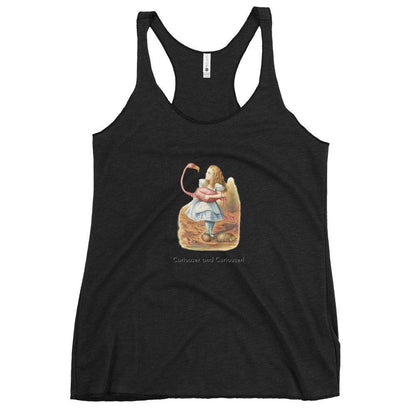 Alice in Wonderland - Flamingo - Women's Racerback Tank - Whippie's