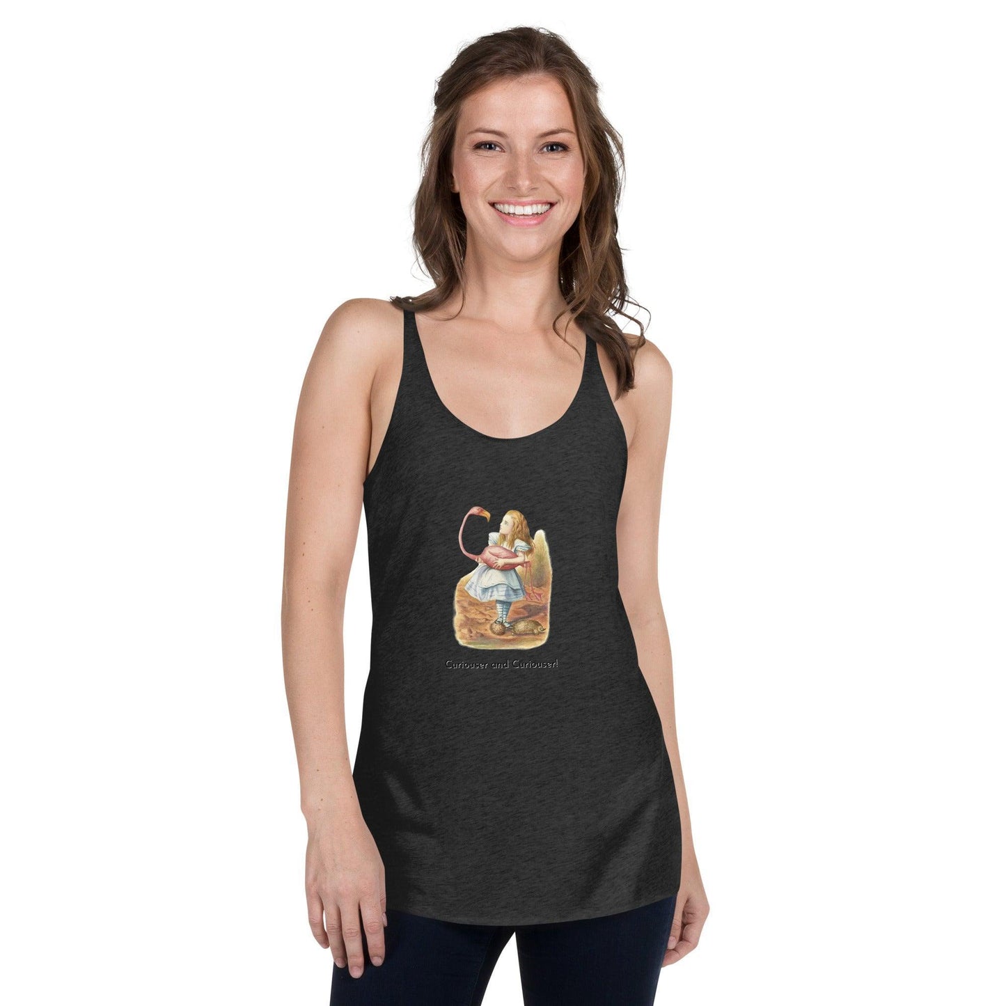 Alice in Wonderland - Flamingo - Women's Racerback Tank - Whippie's