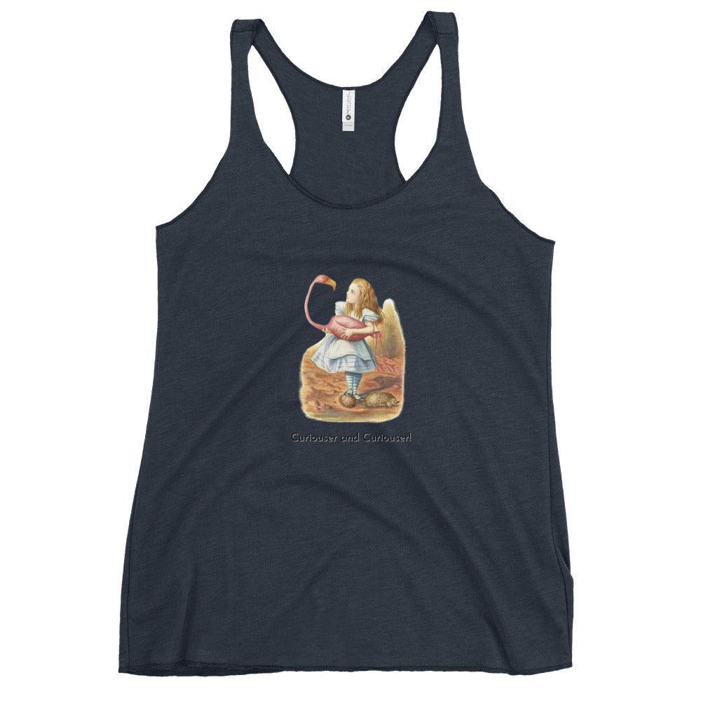 Alice in Wonderland - Flamingo - Women's Racerback Tank - Whippie's
