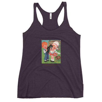 Nursery Rhyme - Ding Dong Bell "#RescueStory" - Women's Racerback Tank - Whippie's