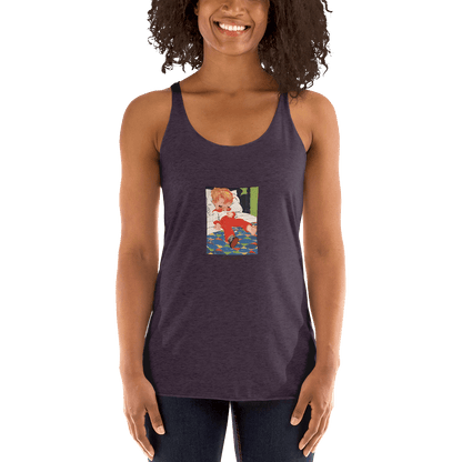 Nursery Rhyme - Deedle Deedle John - "Happy Nappy" Women's Racerback Tank - Whippie's