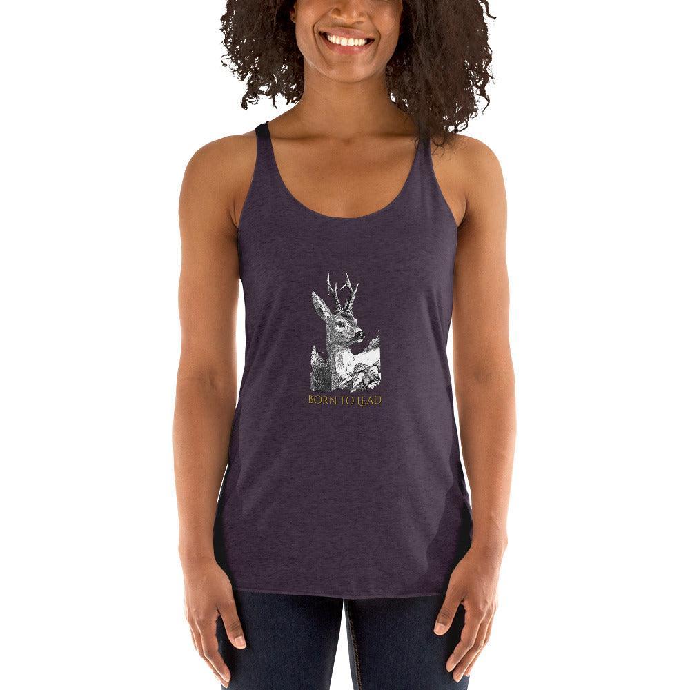 Bambi - Born to Lead - Women's Racerback Tank - Whippie's