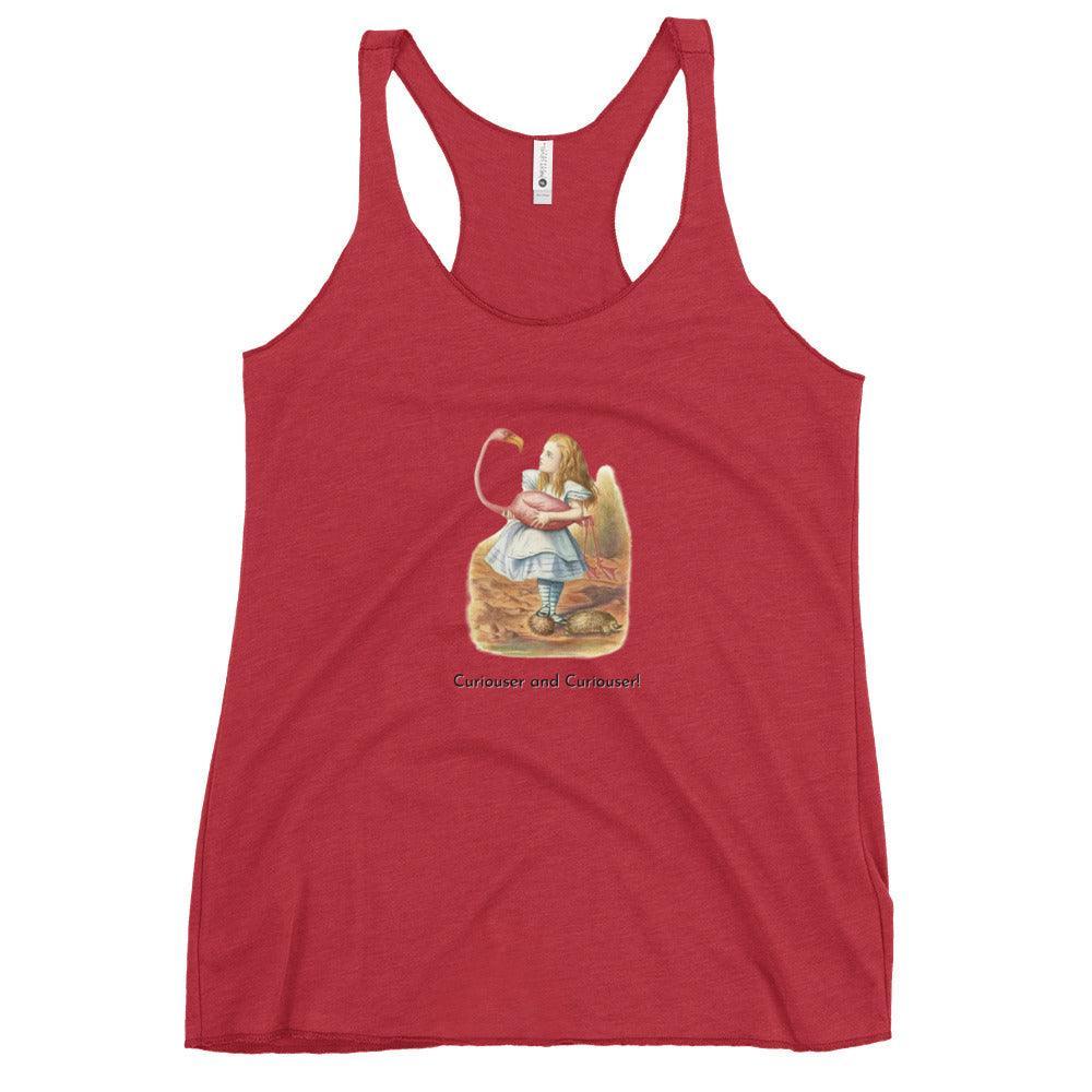 Alice in Wonderland - Flamingo - Women's Racerback Tank - Whippie's