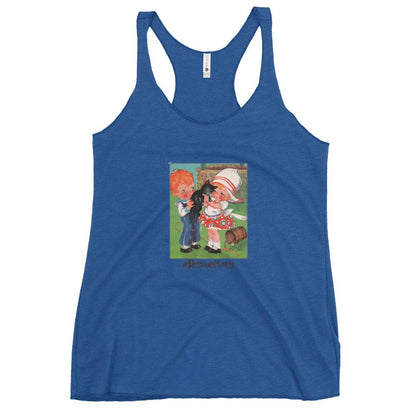 Nursery Rhyme - Ding Dong Bell "#RescueStory" - Women's Racerback Tank - Whippie's