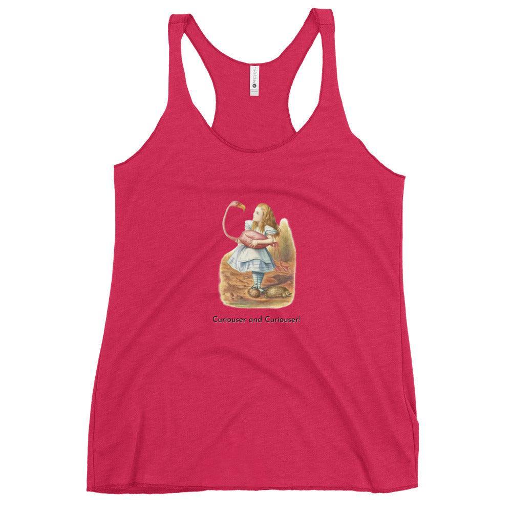 Alice in Wonderland - Flamingo - Women's Racerback Tank - Whippie's