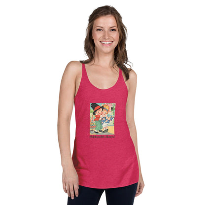 Nursery Rhyme - Georgie Porgie "No Means No, Always" - Women's Racerback Tank - Whippie's