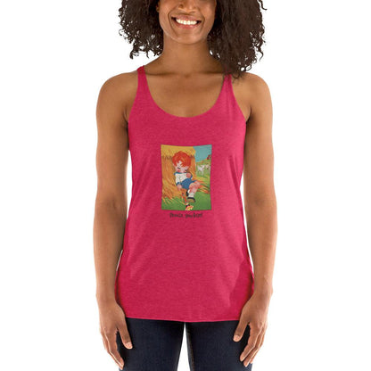 Nursery Rhyme - Little Boy Blue "Snooze You Lose" - Women's Racerback Tank - Whippie's