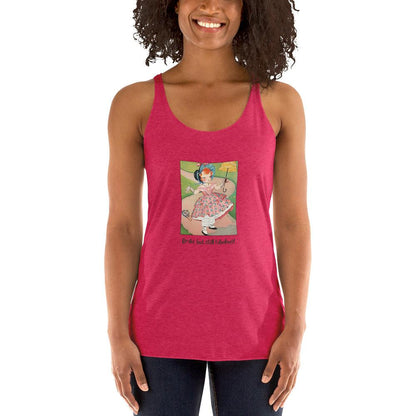 Nursery Rhyme - Lucy Locket "Broke but still Fabulous" Women's Racerback Tank - Whippie's