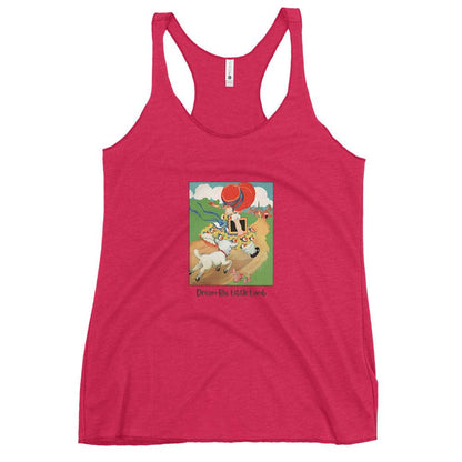 Nursery Rhyme - Mary Had a Little Lamb "Dream Big Little Lamb" - Women's Racerback Tank - Whippie's