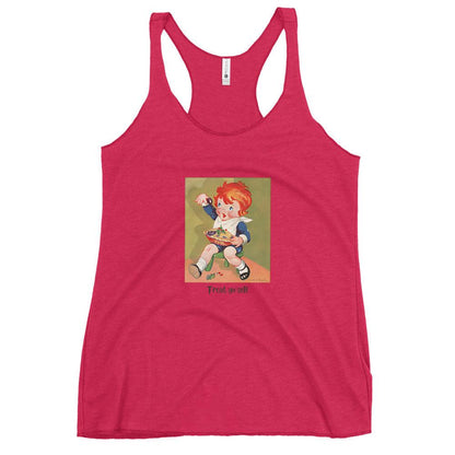Nursery Rhyme - Little Jack Horner "Treat Yourself" - Women's Racerback Tank - Whippie's