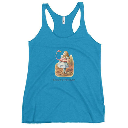 Alice in Wonderland - Flamingo - Women's Racerback Tank - Whippie's