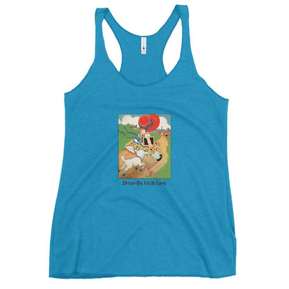 Nursery Rhyme - Mary Had a Little Lamb "Dream Big Little Lamb" - Women's Racerback Tank - Whippie's