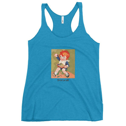 Nursery Rhyme - Little Jack Horner "Treat Yourself" - Women's Racerback Tank - Whippie's