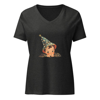 Vintage Boo-tique - Little Wizard's Charm V-neck T-shirt - Whippie's