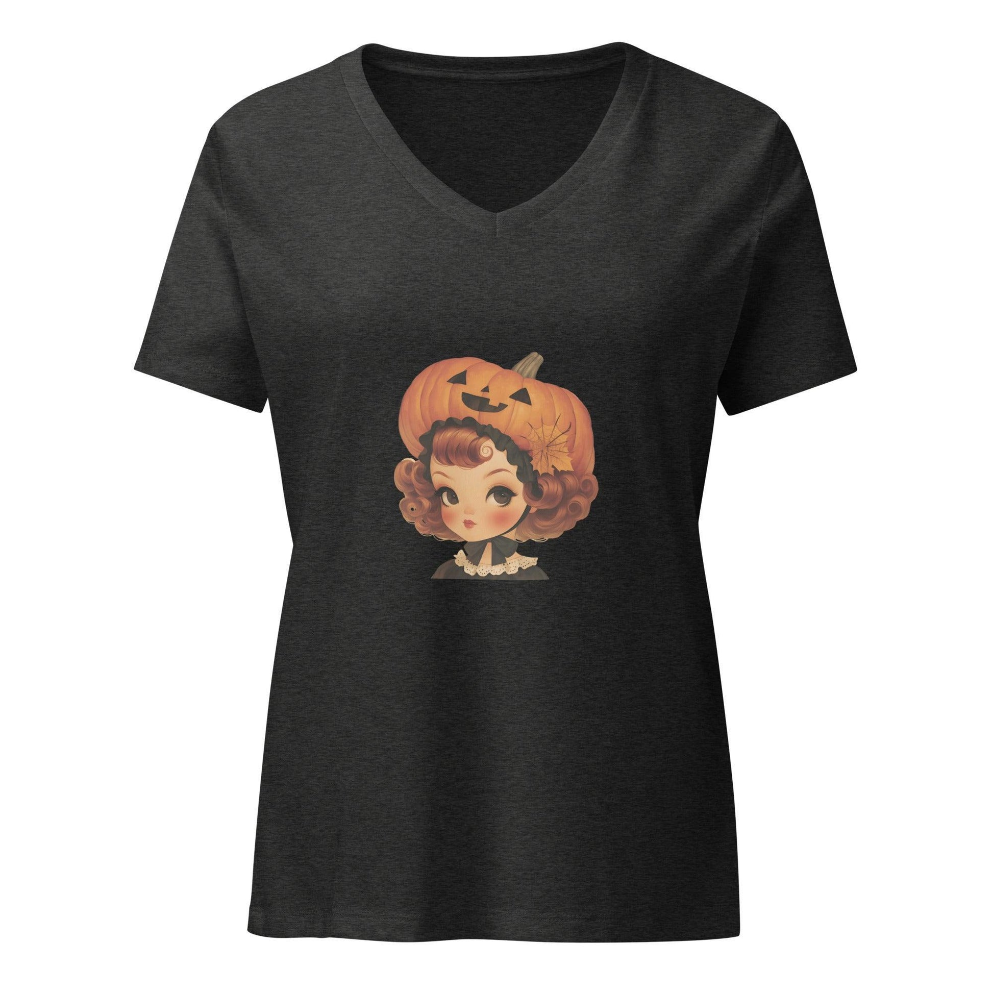 Vintage Boo-tique - Pumpkin Spice & Everything Nice V-Neck Tee - Whippie's