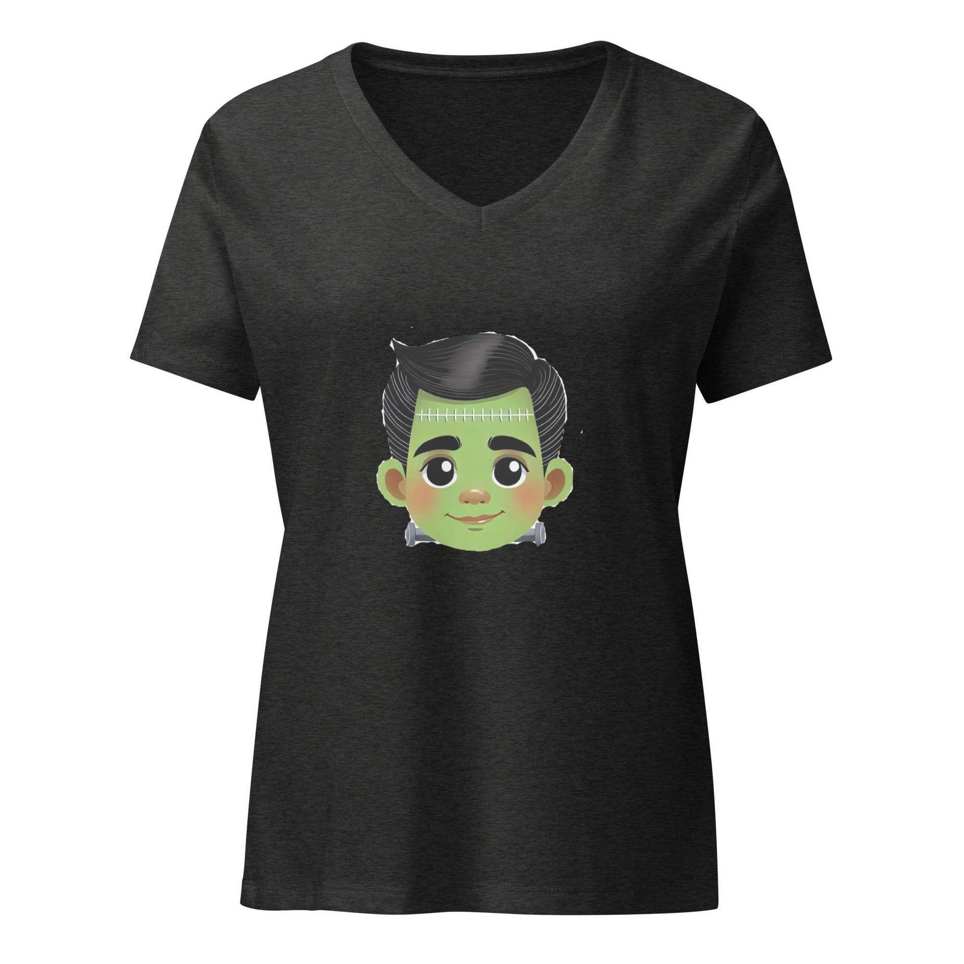 Vintage Boo-tique: Monstruo Mashup - Frankenstein V-Neck Tee - Whippie's