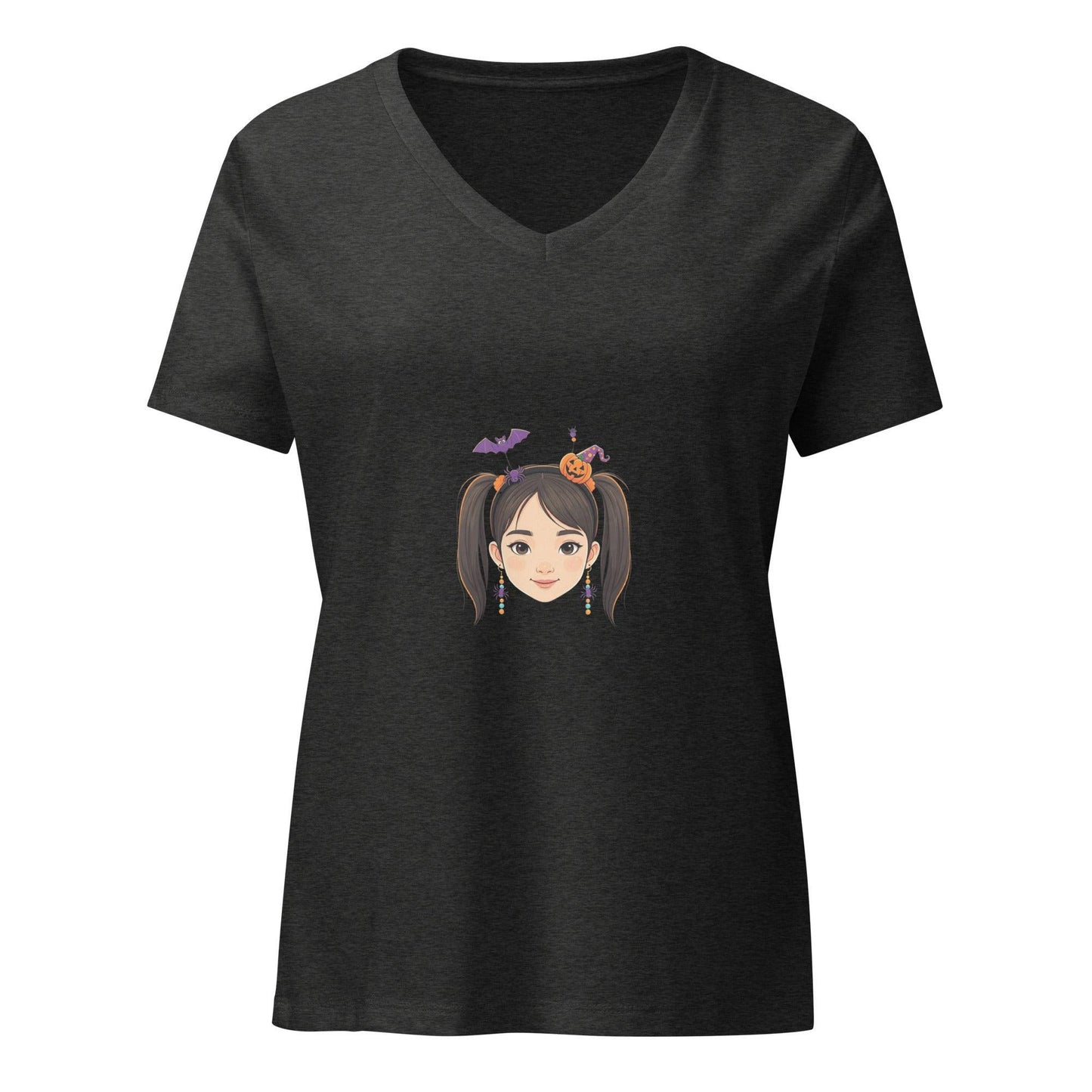 Vintage Boo-tique: Spooky Sweet - Girl V-Neck Tee - Whippie's