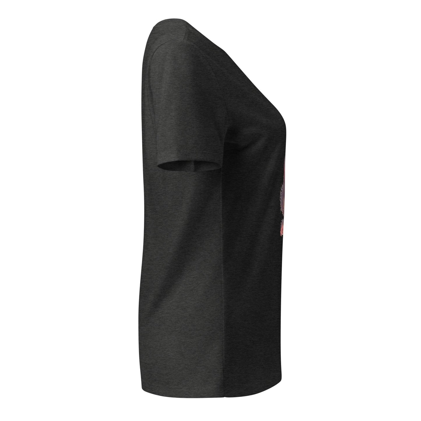 Howl-arious Head Relaxed V-Neck Tee 🐺 - Whippie's