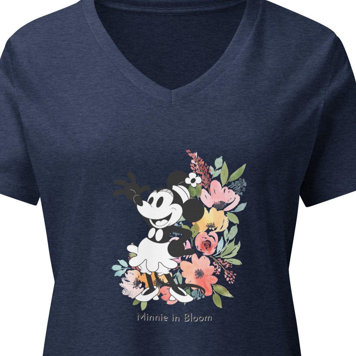 Steamboat Willie - Bloom - Women’s V-neck T-shirt - Whippie's