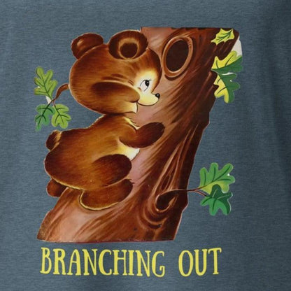 Honey Bear - Branching Out - Women’s Relaxed V-neck T-shirt - Whippie's