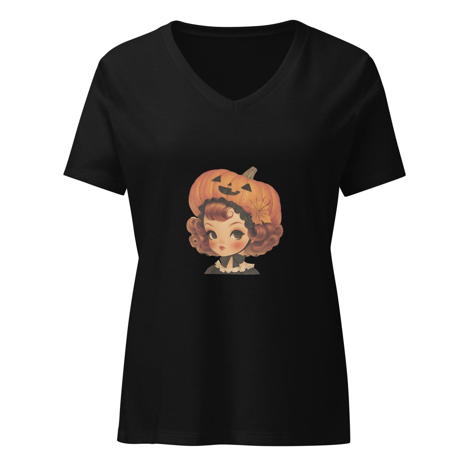 Vintage Boo-tique - Pumpkin Spice & Everything Nice V-Neck Tee - Whippie's