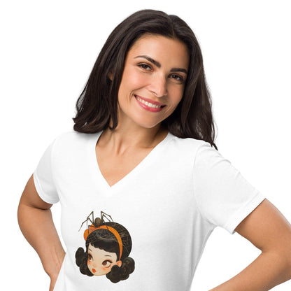 Vintage Boo-tique - Spooky Cute V-neck Tee - Whippie's