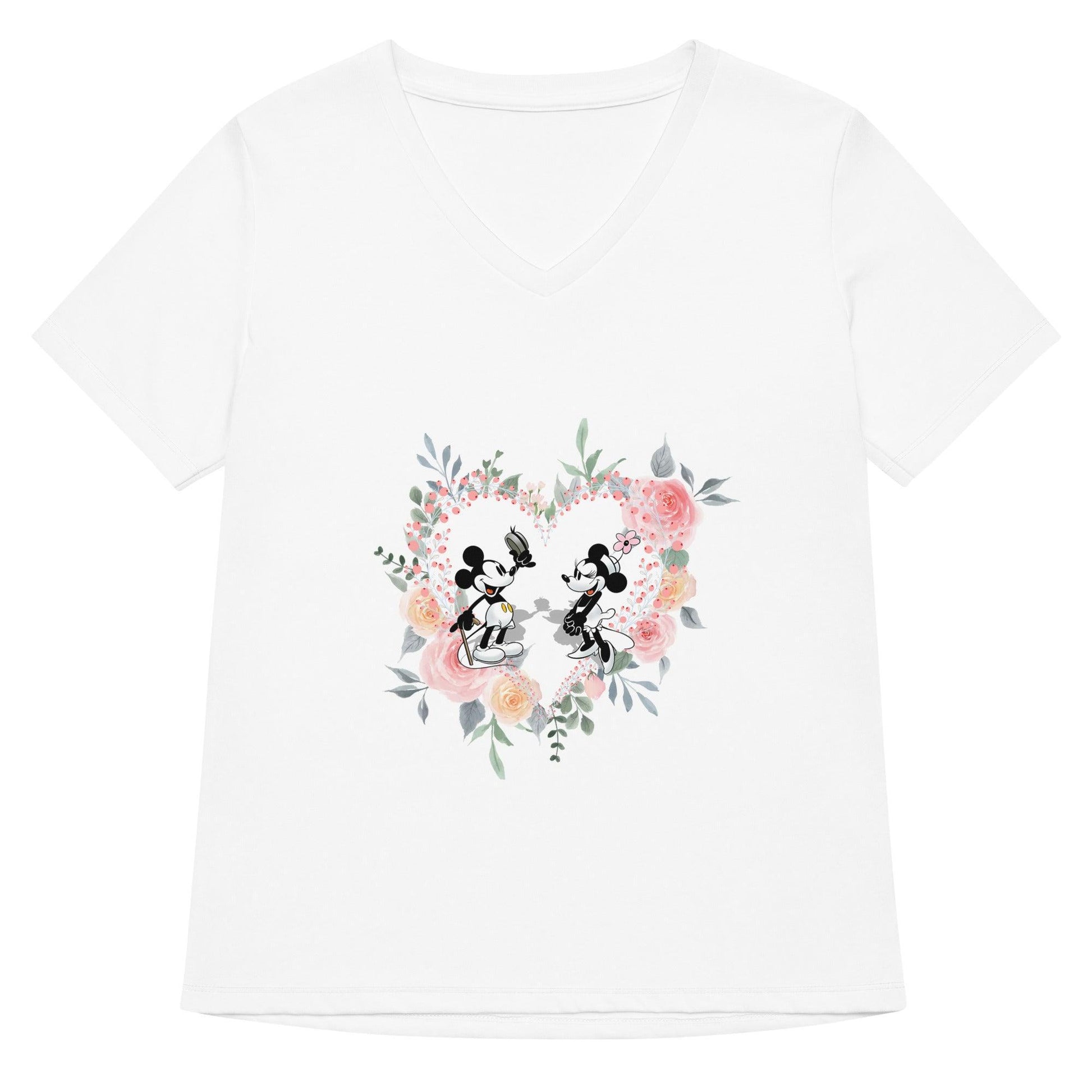 Steamboat Willie - Love - Women’s Relaxed V-neck T-shirt - Whippie's