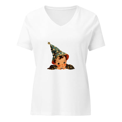 Vintage Boo-tique - Little Wizard's Charm V-neck T-shirt - Whippie's