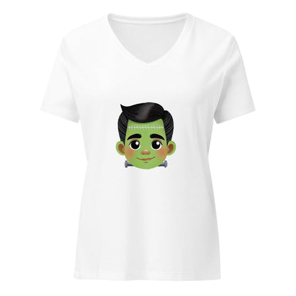 Vintage Boo-tique: Monstruo Mashup - Frankenstein V-Neck Tee - Whippie's
