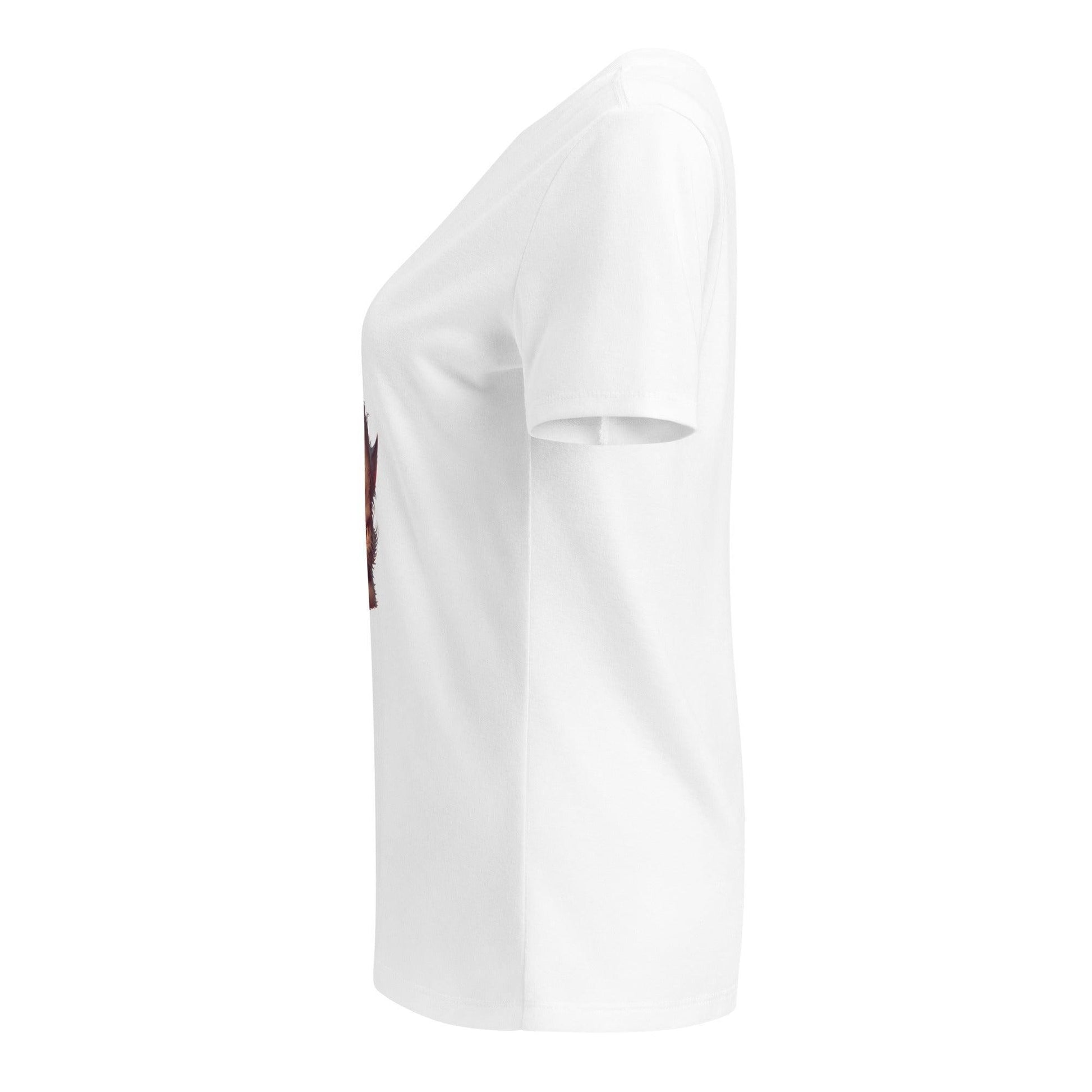 Howl-arious Head Relaxed V-Neck Tee 🐺 - Whippie's