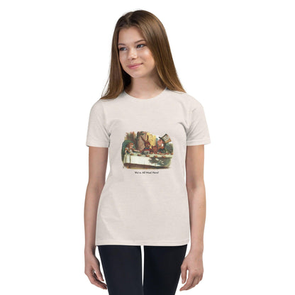 Alice in Wonderland - Mad Tea Party - Youth Short Sleeve T-Shirt - Whippie's