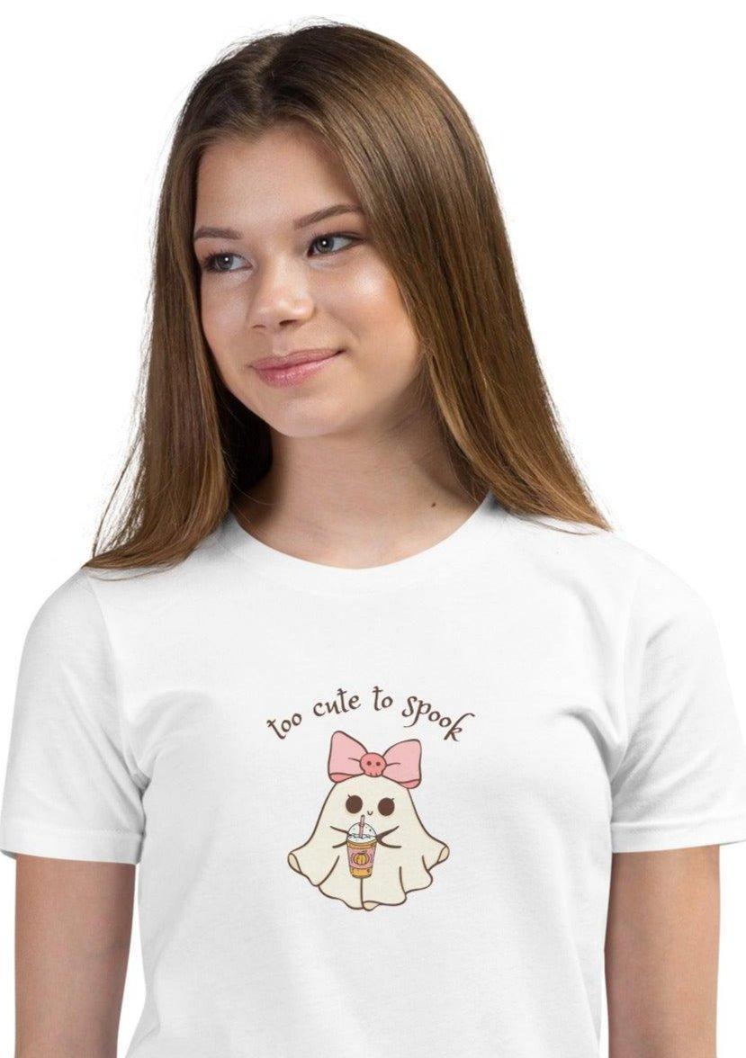 Too Cute to Spook Youth Tee - 👻💖 Boo-tiful and Spook-tacular! 💖👻 - Whippie's